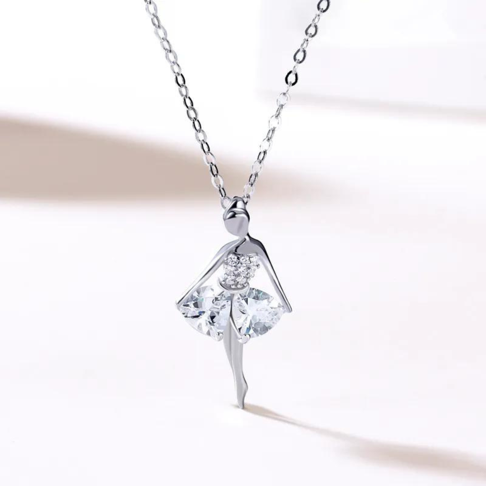 Ballerina Zirconia Pendant Silver 925