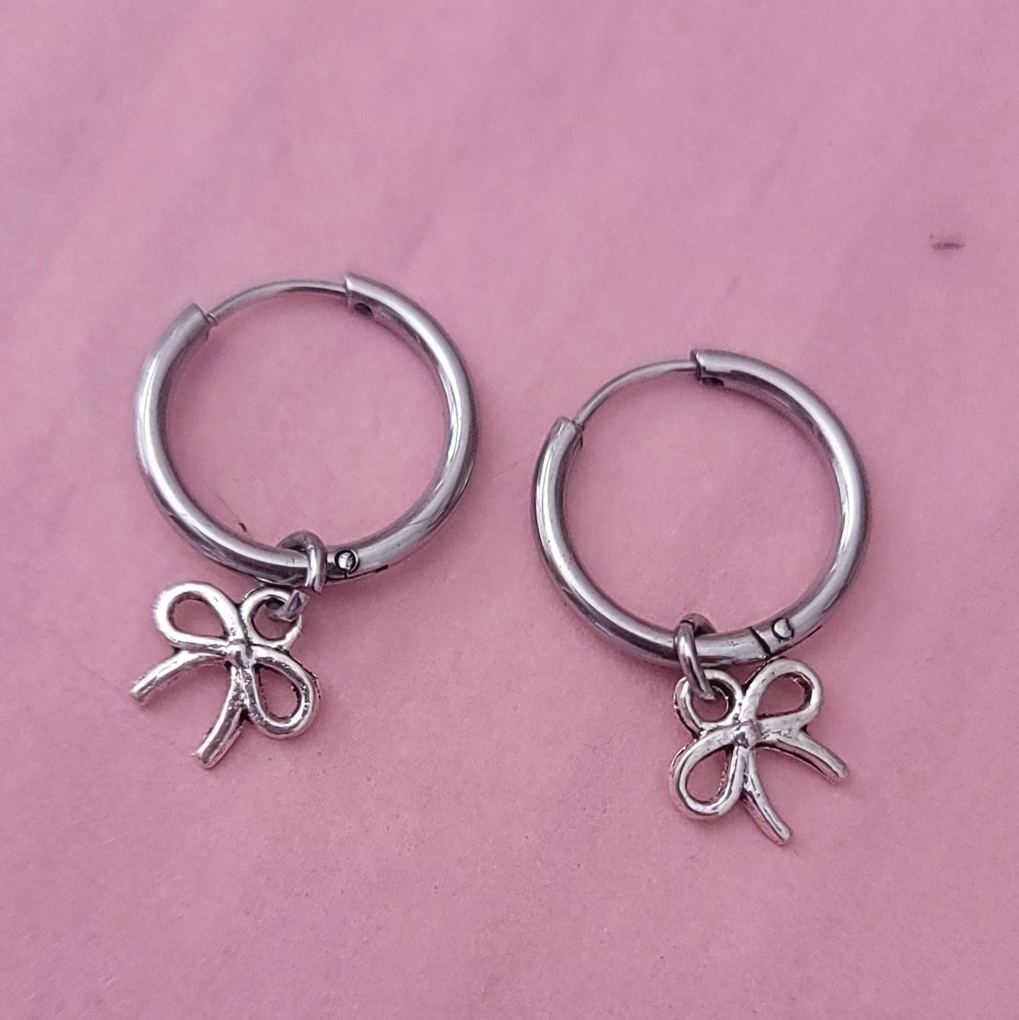 Bow Necklace and Earrings