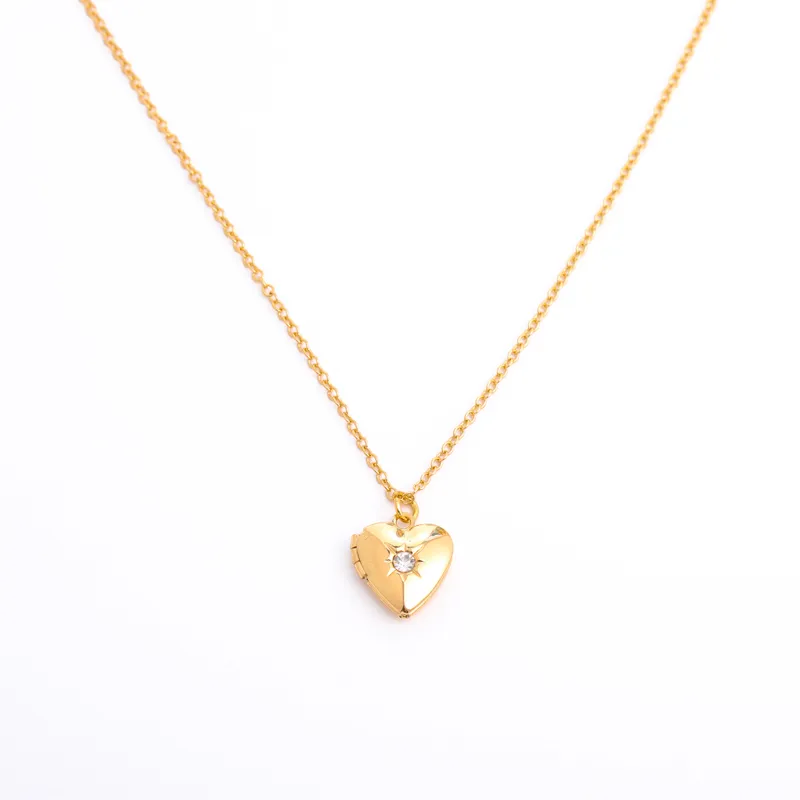 Heart Photo Necklace