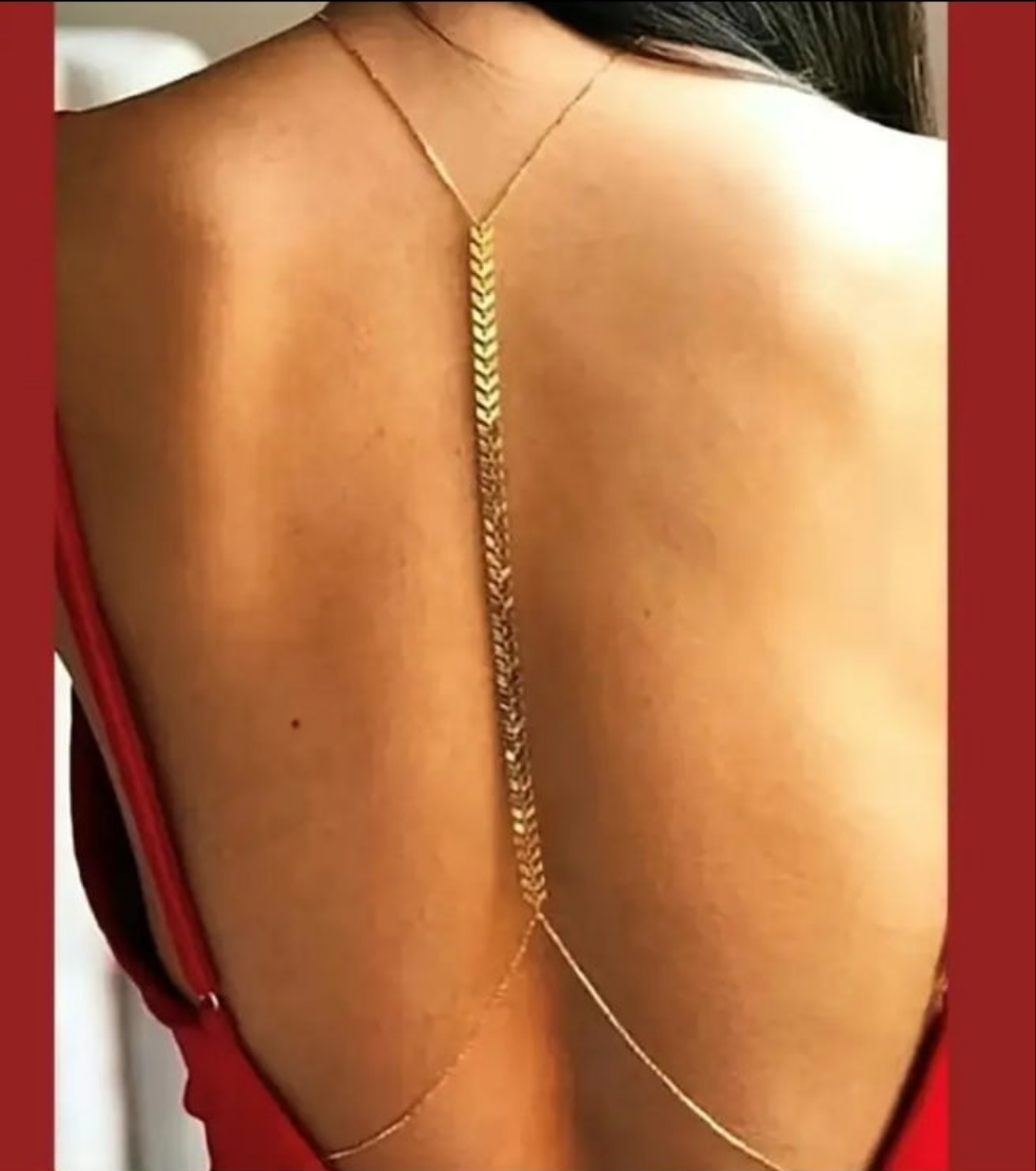 Back chain waist body chain