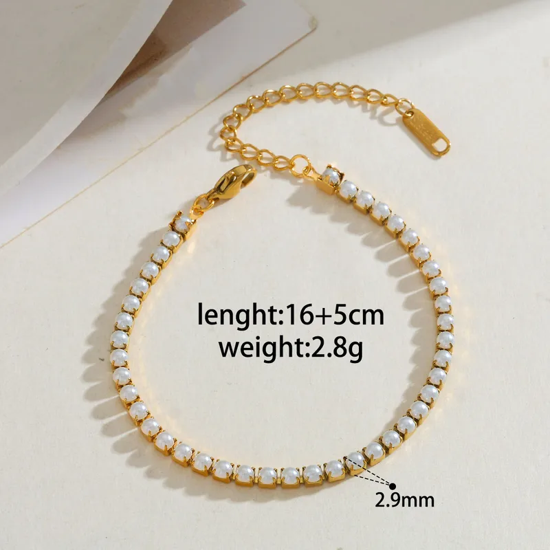 Pearl Tennis Bracelet