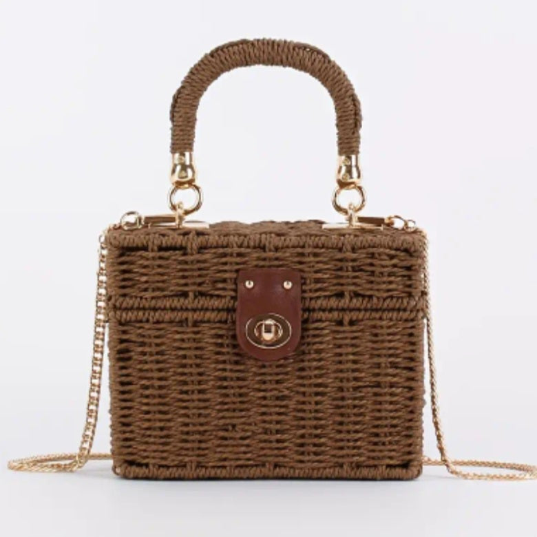Elena Rattan handbag