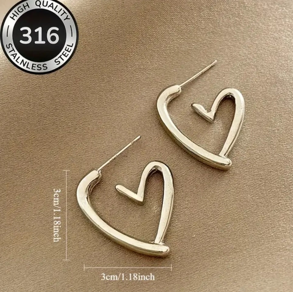 In love earrings