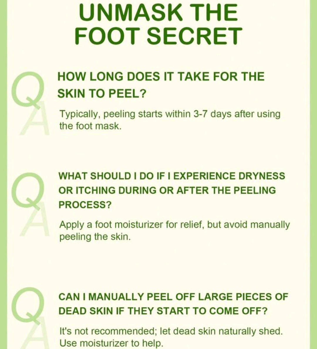 Peel-off Foot Mask