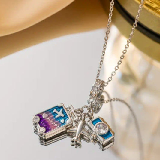 Fly High Silver Necklace