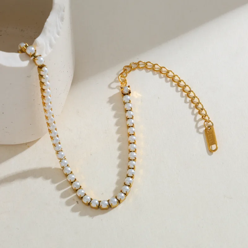 Pearl Tennis Bracelet