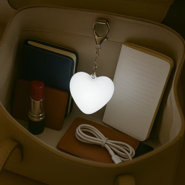Heart bag light Charm
