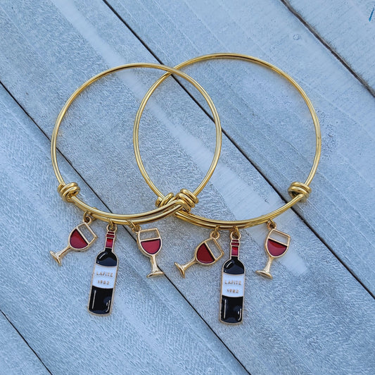 Red wine bracelets