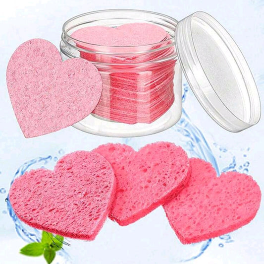 Heart Shape Facial Cleaning pads