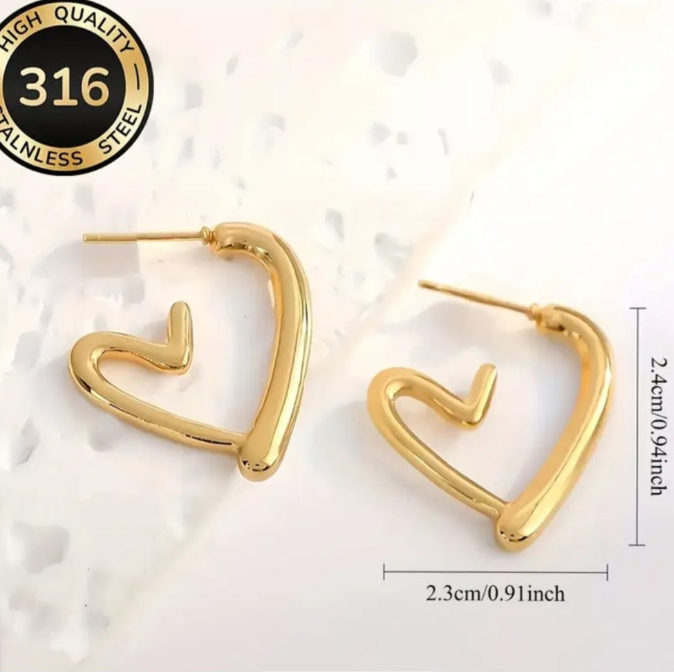 In love earrings