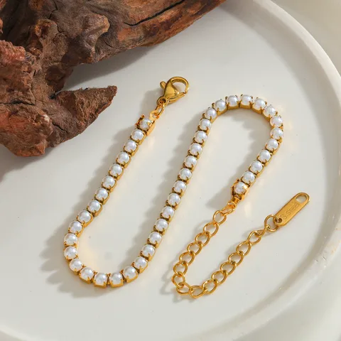 Pearl Tennis Bracelet