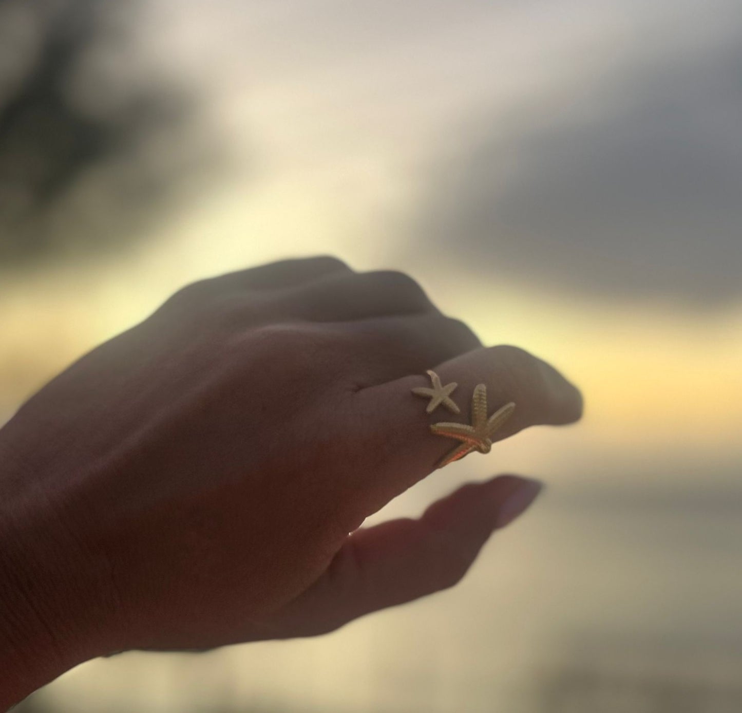 Double Starfish Ring