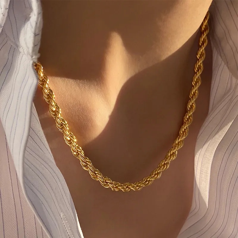 Gold Rope Necklace