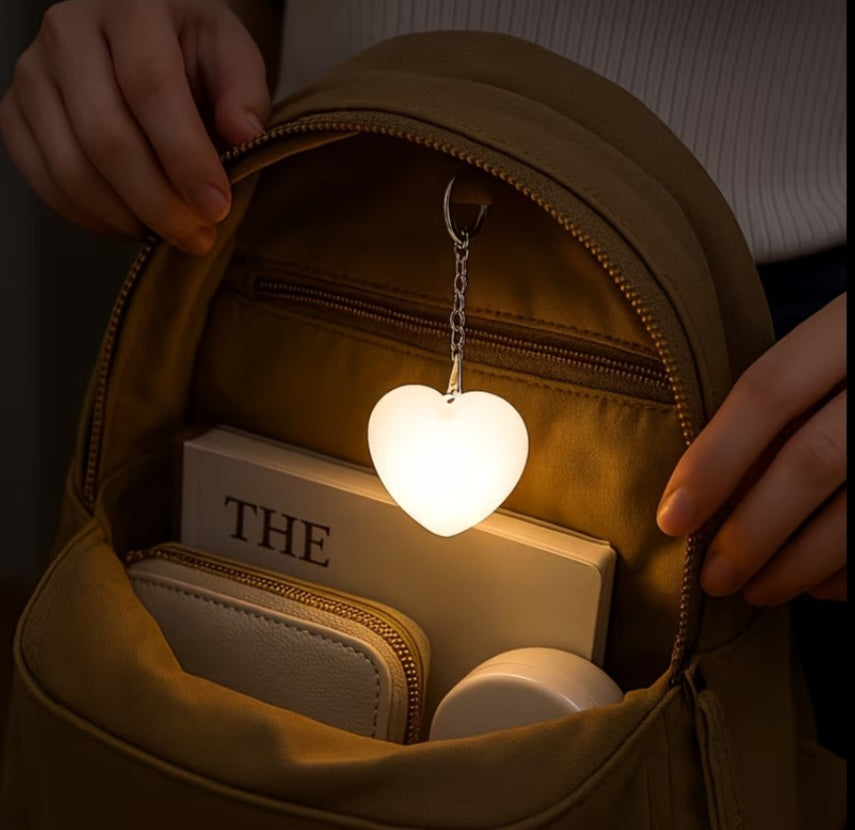Heart bag light Charm