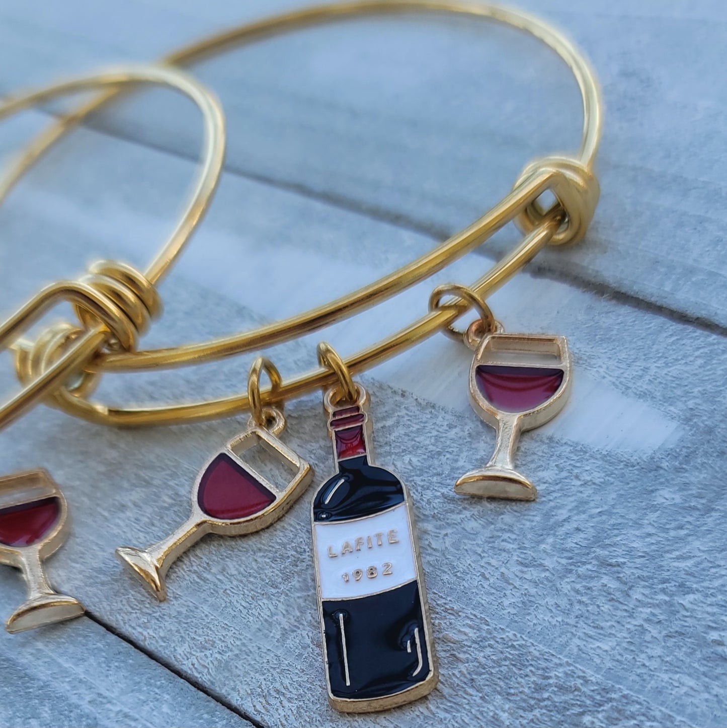 Red wine bracelets