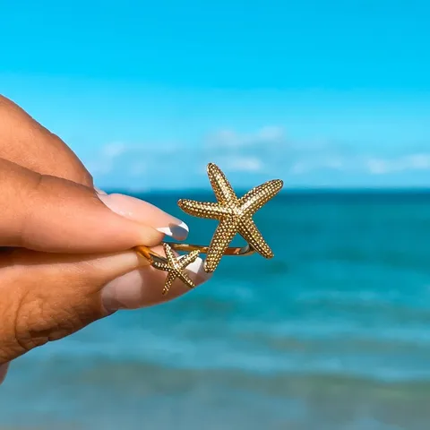 Double Starfish Ring