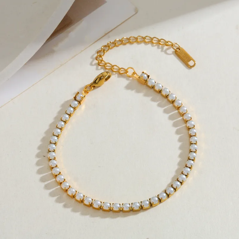 Pearl Tennis Bracelet